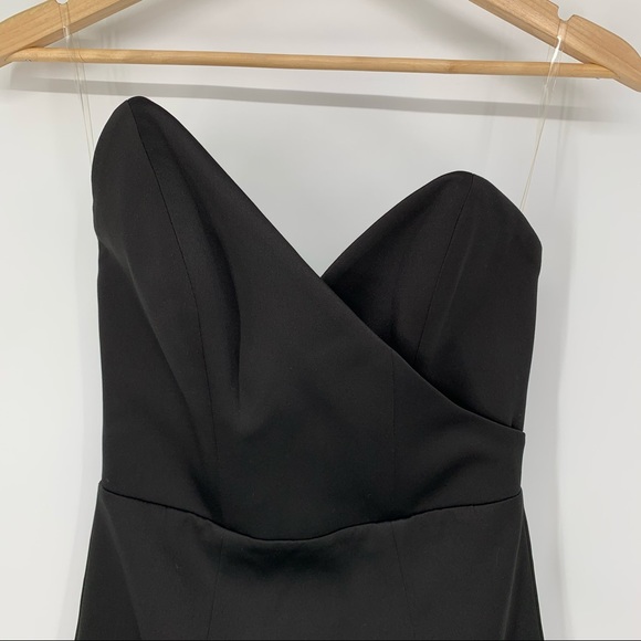 House of CB Chouchou Stretch Satin Asymmetric Mini Dress Sweetheart Strapless XS - Picture 9 of 12